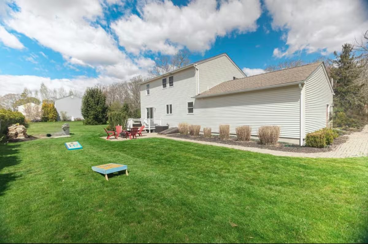 The Waypoint backyard